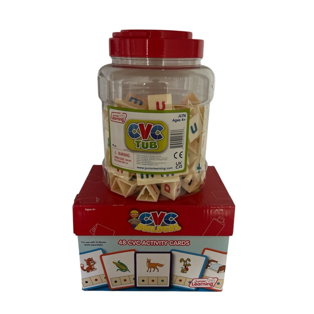 Cvc builders from junior learning with cards and letters included